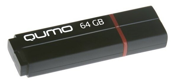 Накопитель USB 3.0 64Гб QUMO Speedster, черный