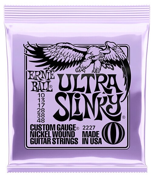 Струны для электрогитары 10-48 ERNIE BALL 2227 Nickel Wound Slinky Ultra