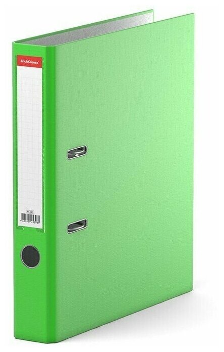 Папка регистратор с арочным механизмом ErichKrause, Neon, А4, 50 мм, зеленый