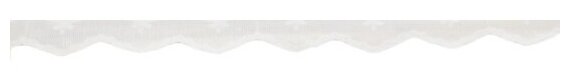 Тюль-вуаль DDA белый с белой вышивкой 300*260см - фотография № 8