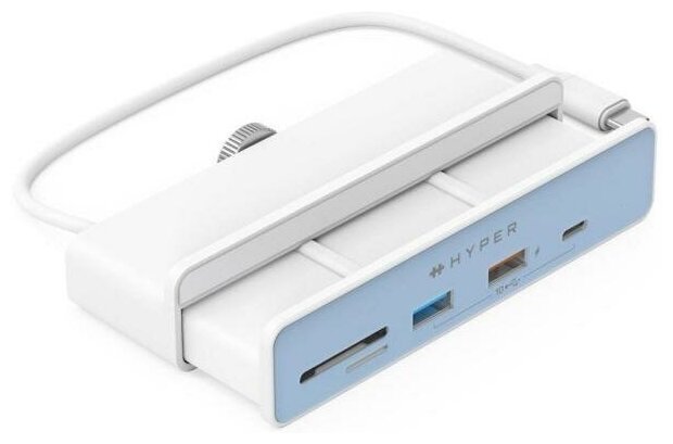 Концентратор USB Type-C HyperDrive HD34A8 2 х USB 31 HDMI USB Type-C microSD SD белый