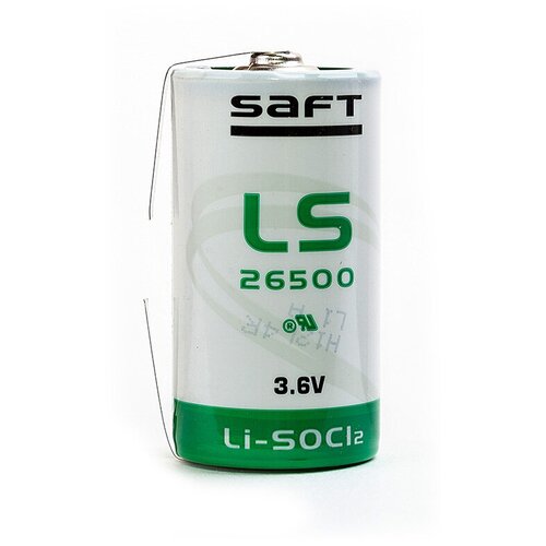 батарейка saft ls 14500 aa 2 25ah 3 6 вольт без усов SAFT Батарейка SAFT LS 26500 CNR C с лепестковыми выводами