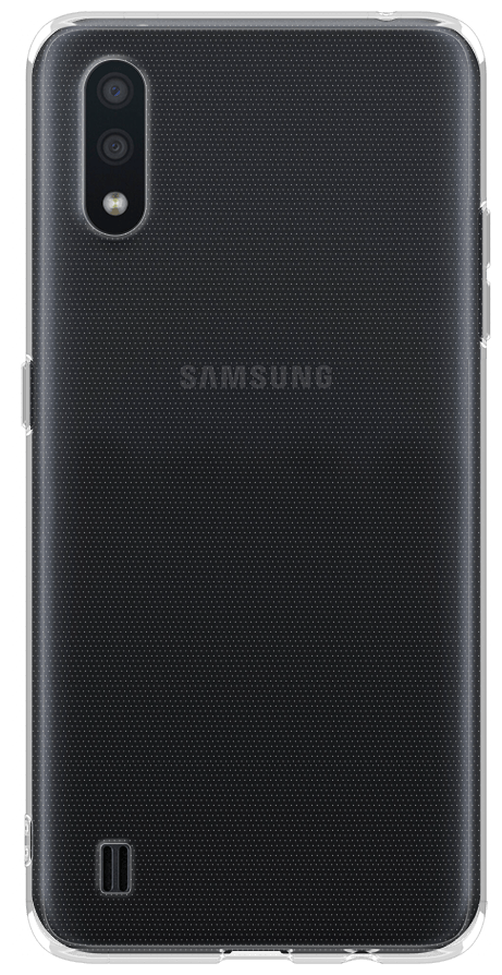 Чехол Gel Case для Samsung Galaxy A01 (2020), прозрачный, Deppa 87439