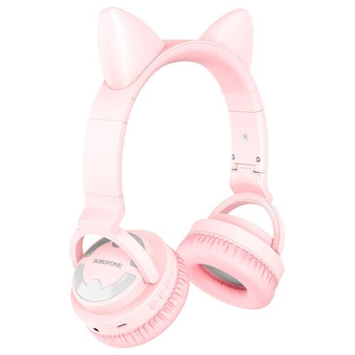 Наушники с ушками Накладные беспроводные наушники Kat Unique design pink 149000₽