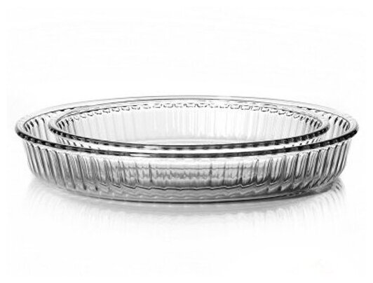 Набор посуды для СВЧ 2пр. (круглые формы для запекания d320мм+d260мм.) 2,6л+1,6л. 159022