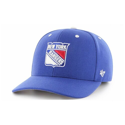 Бейсболка 47BRAND Audible MVP Dp New York Rangers (голубой) H-AUDDP13WBV-RY