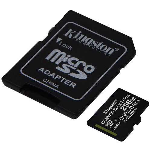 Карта памяти microSDXC UHS-I U3 Kingston Canvas Select Plus 256 ГБ