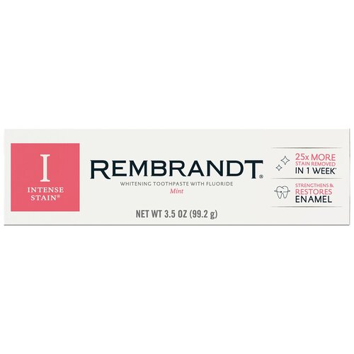 Зубная паста Rembrandt Intense Stain Whitening зубная паста lion zact отбеливающая для любителей кофе и чая 150 г