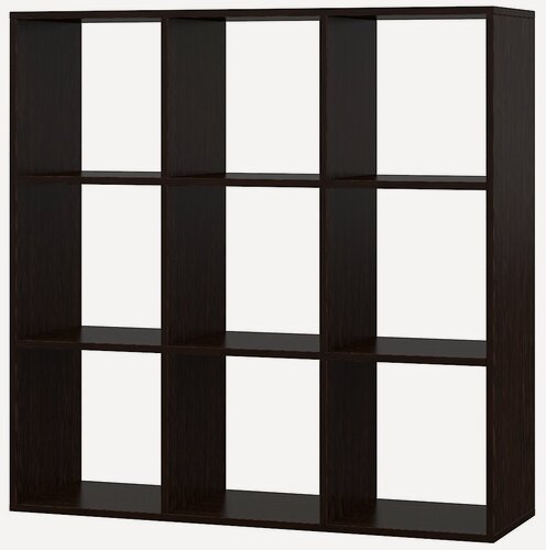 Изображение товара Стеллаж СТ-11 "Колизей мебель" венге (ШхГхВ) (1054х330х1054)мм, 9 ниш