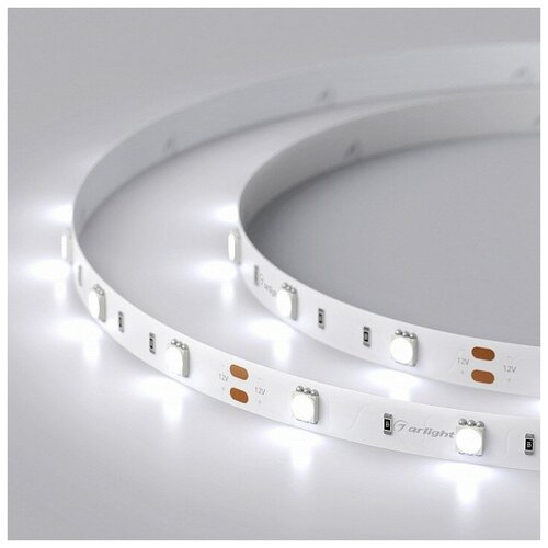 016890 Светодиодная Лента RT 2-5000 12V Cool 8K (5060, 150 LED, LUX) (Arlight, 7.2 Вт/м, IP20)