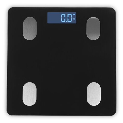 Весы напольные электронные BQ BS1014 черный (точность измерения: 100 г, материал - стекло, предел взвешивания - 180 кг)