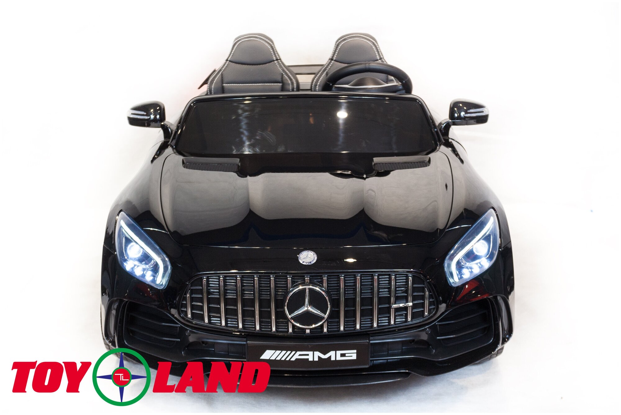 Электромобиль Toyland Mercedes-Benz GTR 4Х4, цвет: черный - фото №3