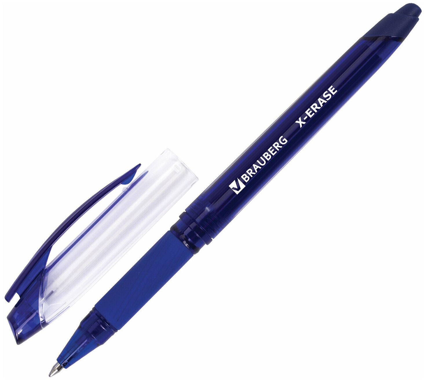 Ручка гелевая "X-ERASE" стираемая, синие чернила GP203 (143333) Brauberg - фото №1