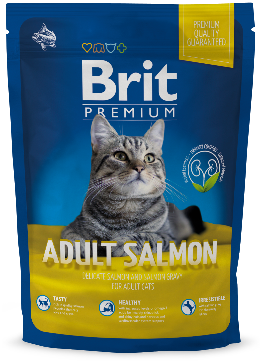 Сухой корм премиум класса Brit Premium Cat Adult Salmon с лососем для взрослых кошек. 0,8 кг - фотография № 11