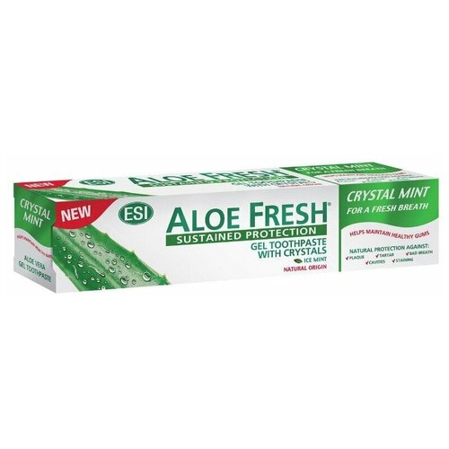 Зубная паста ALOE FRESH Whitening retard Гелевая натуральная, отбеливающая 100мл