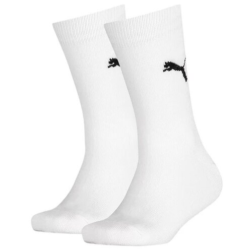 фото Носки puma 2022 easy rider junior 2p white (eur:35-38)