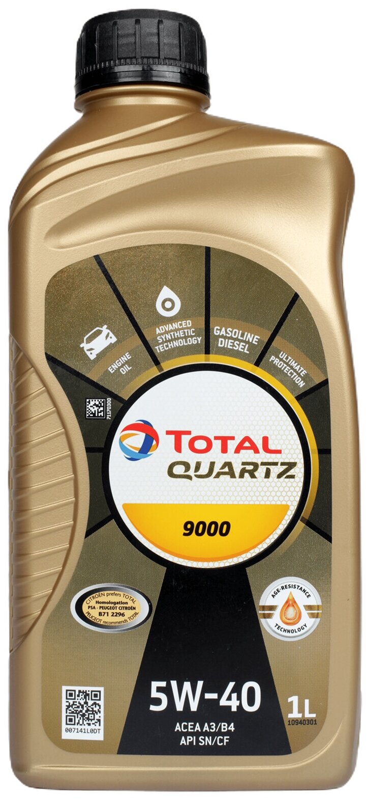 TotalEnergies    "Quartz 9000 5w-40", 1