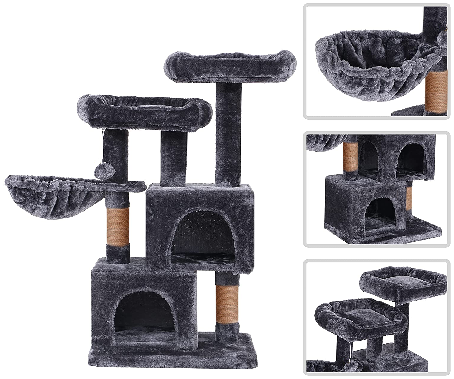 Комплекс домик для кошек с когтеточкой Pet БМФ "Антланта" - фотография № 4