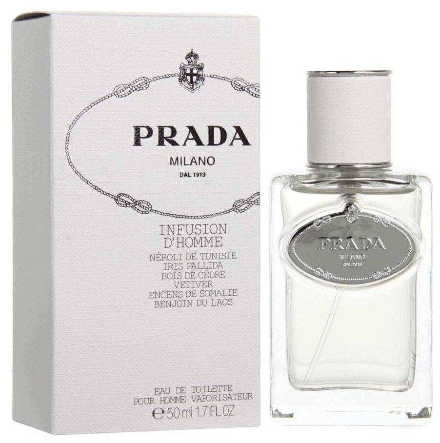 Prada, Infusion D'Homme, 50 мл, туалетная вода мужская