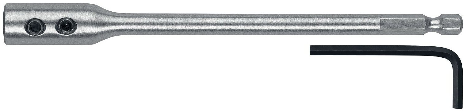 ЗУБР 150мм, удлинитель с имбусовым ключом для сверл перовых, хвостовик HEX 1/4″ - фотография № 1