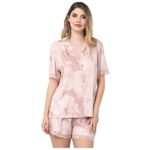 Reina №3203 пижама с шортами L розовый