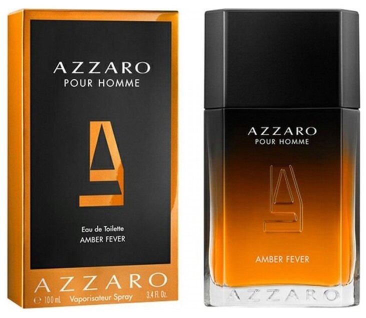 Azzaro, Amber Fever Pour Homme, 100 мл, туалетная вода мужская