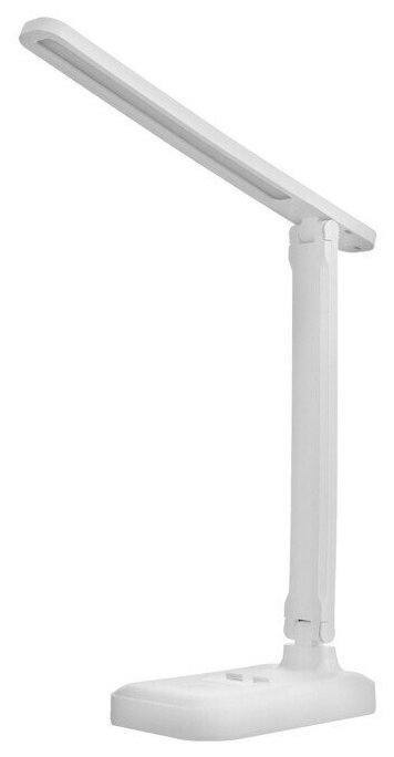 Настольная лампа сенсорная 16888/1 LED 5Вт 3000-6000К USB АКБ белый 29х55 см - фотография № 9