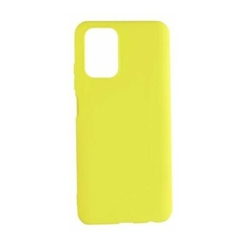 Чехол-накладка LuxCase Protective Case TPU 1.1 мм для Xiaomi Note 10S Желтый