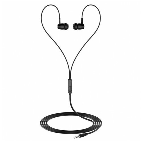 Внутриканальные наушники Bass Earphones L29 с микрофоном, черные