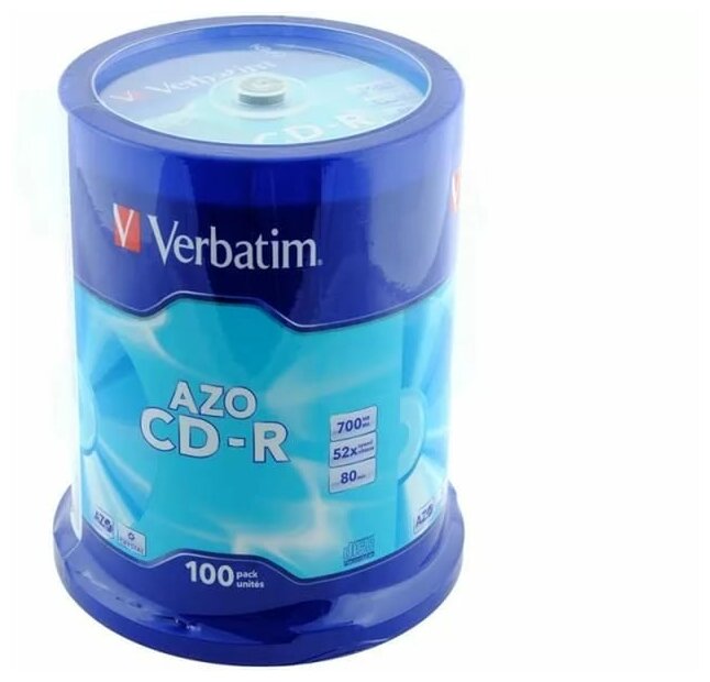 CD-диск Verbatim CD-R 700МБ Cake Box
