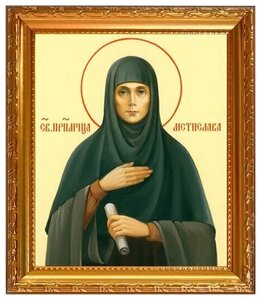 Фото Мстислава (Фокина) преподобномученица монахиня. Икона на холсте.