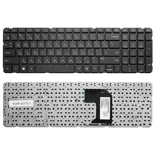 Клавиатура для ноутбука HP Pavilion G7-2000 G7-2100 G7-2200 Series Плоский Enter Черная без рамки PN MP-11N13US-920 1060₽