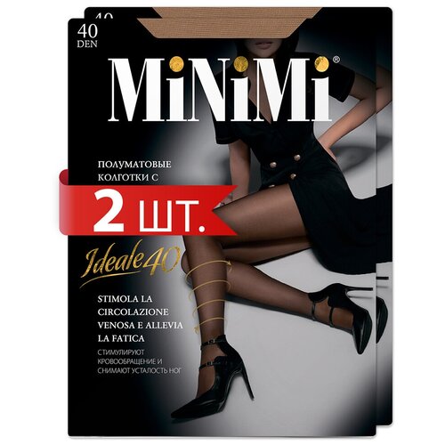 Колготки  MiNiMi Ideale, 40 den, 2 шт., бежевый