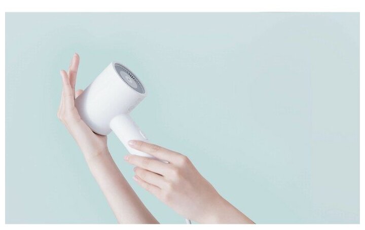 Фен Xiaomi Mi lonic Hair Dryer H300, белый - фотография № 8