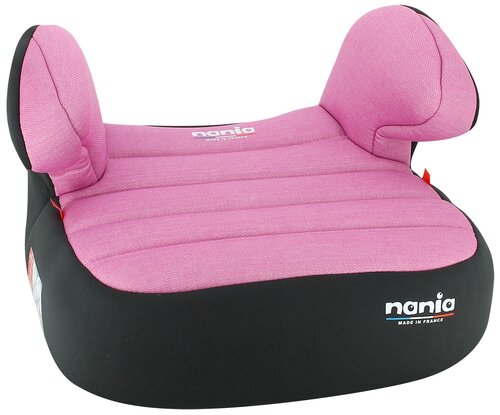Детское автокресло - бустер автомобильный NANIA DREAM Denim Luxe Pink, от 6 до 12 лет, 15-36 кг, группа 2/3, розовый