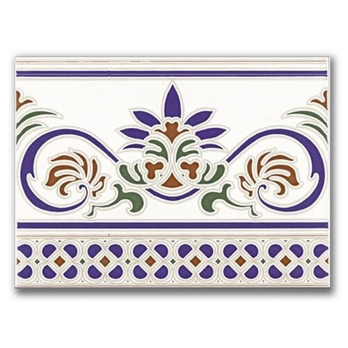 Керамическая плитка Ceramica Ribesalbes Zocalo Cenefa Granada 15x20