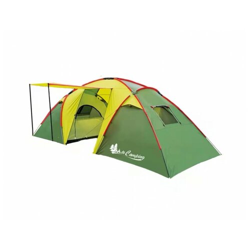 Палатка кепинговая 4-х местная Mircamping 1002-4, green