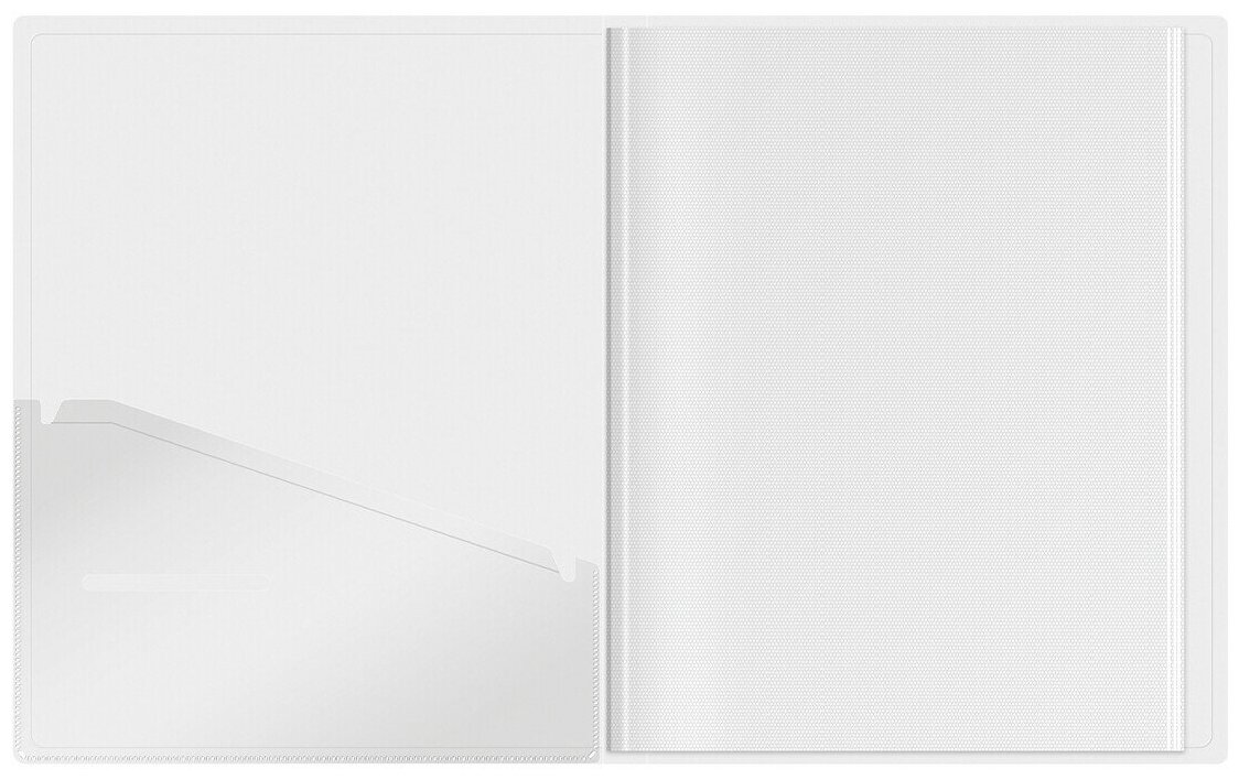 Папка с 30 вкладышами Berlingo "Triangle", 17 мм, 600 мкм, с внутр. карманом, с рисунком