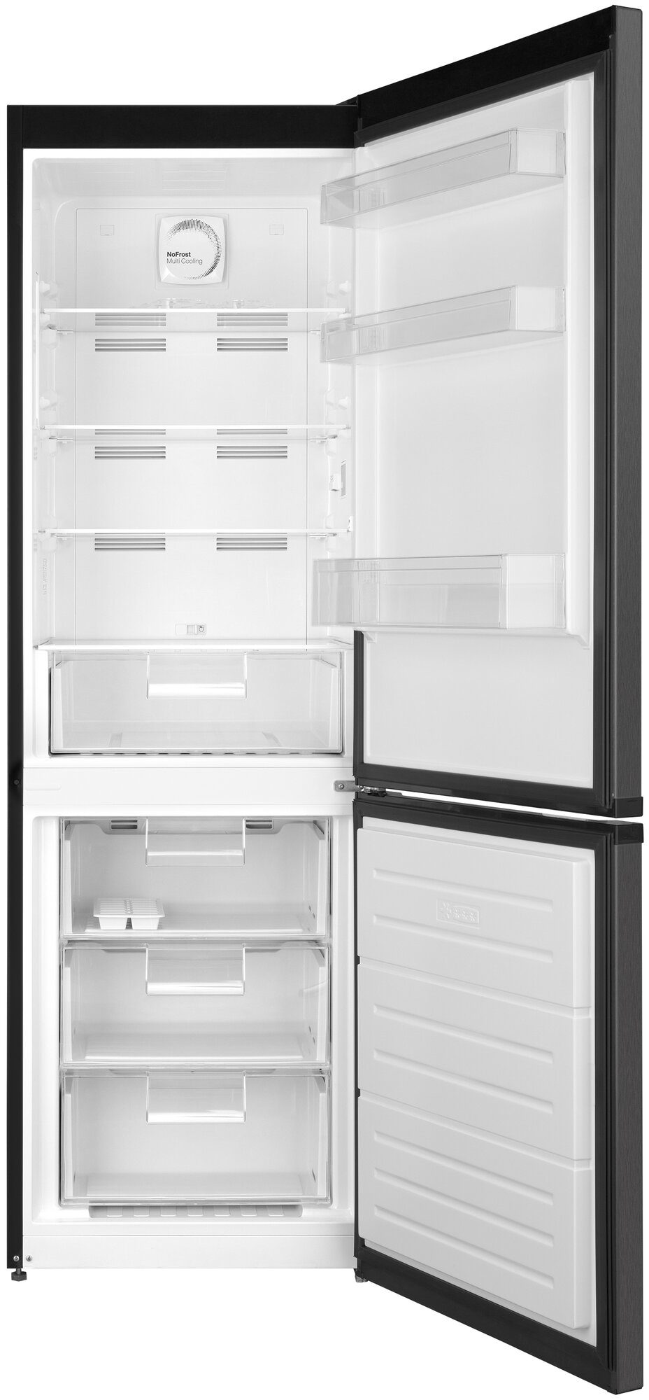 Холодильник Weissgauff WRK 185 B Total NoFrost, черный - фотография № 3