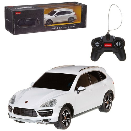 Машина р у 1:24 Porsche Cayenne Turbo Цвет Белый 2.4G 46100W