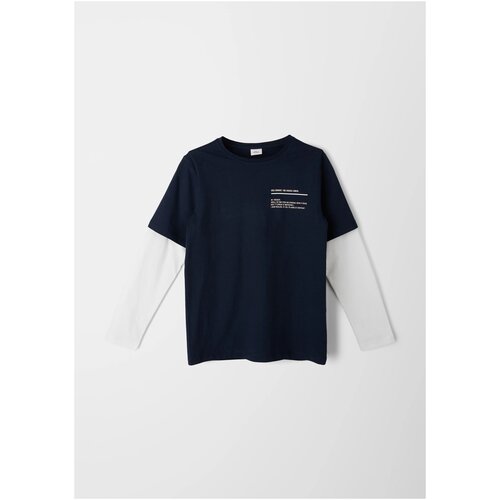 джемпер для детей (мальчики), s.Oliver, артикул: 10.3.11.12.130.2118624, цвет: BLUE (5952), размер: XL