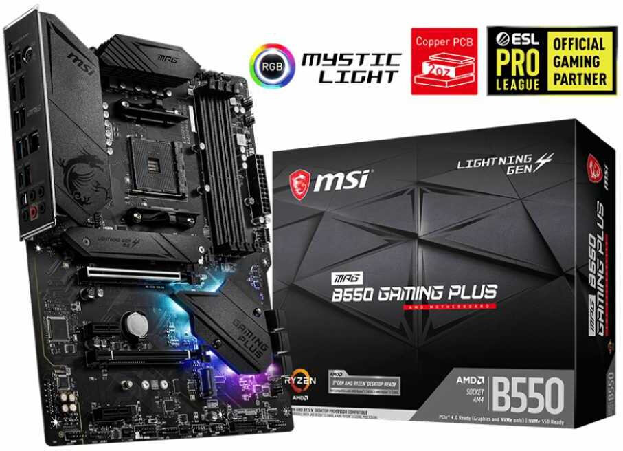 Материнская плата MSI MPG B550 GAMING PLUS Retail