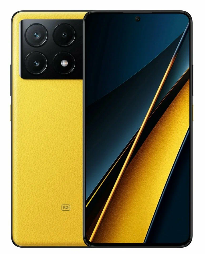 Смартфон Xiaomi POCO X6 Pro 12/512 ГБ RU, Dual nano SIM, желтый — фото 1