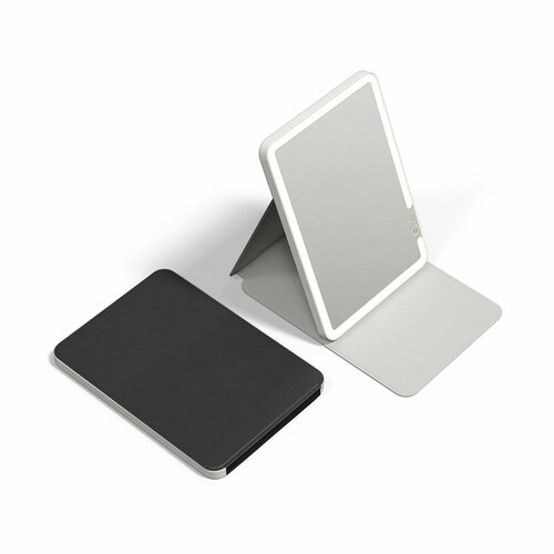 Косметическое зеркало для макияжа PAPUK BEAUTY с LED подстветкой настольное белый 5500₽