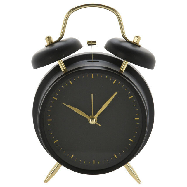 Будильник KOOPMAN 117х56х160мм черный пластик