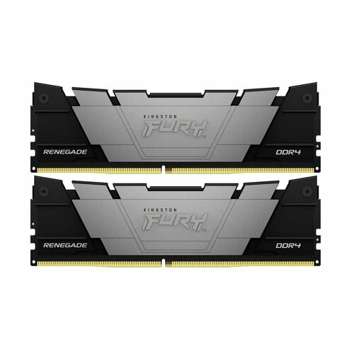 Память оперативная Kingston 64GB 3200MTs DDR4 CL16 DIMM Kit of 2 FURY Renegade Black 22222₽