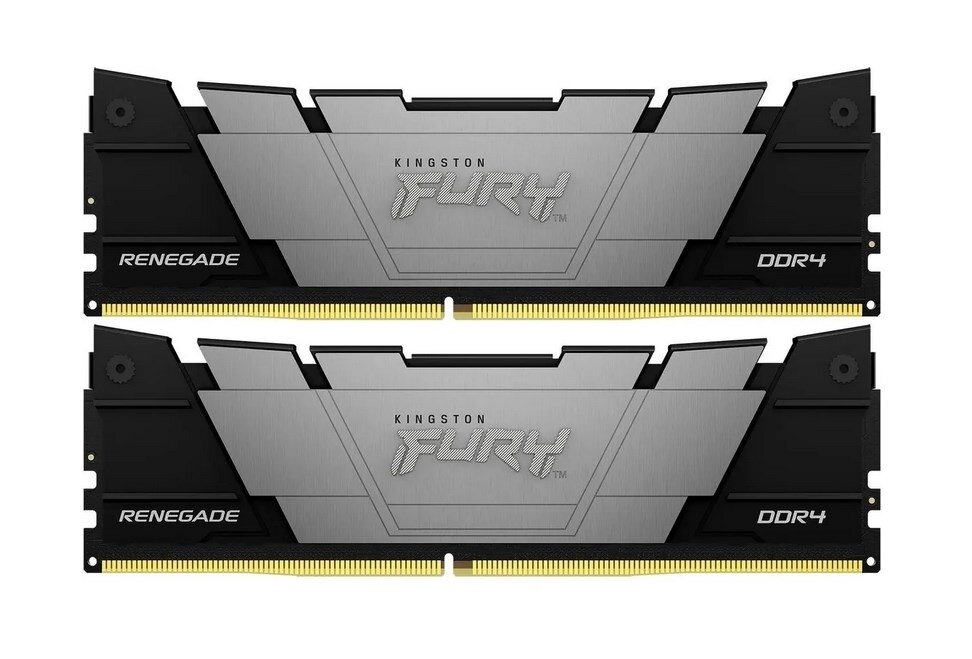 Память оперативная/ Kingston 64GB 3200MT/s DDR4 CL16 DIMM (Kit of 2) FURY Renegade Black