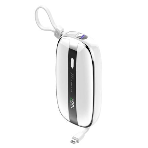 Powerbank Konfulon 10 000 mAh с быстрой зарядкой кабель Type-C Lightning 199000₽