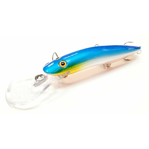 Воблер Grows Culture Sorcerer 125 мм, заглубление 8+ метров, 24 гр. (1 лопатка +8м и 1 запасная+8м) цвет 18