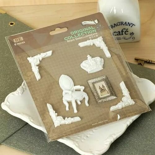 Набор декоративных элементов для скапбукинга 'Царский'